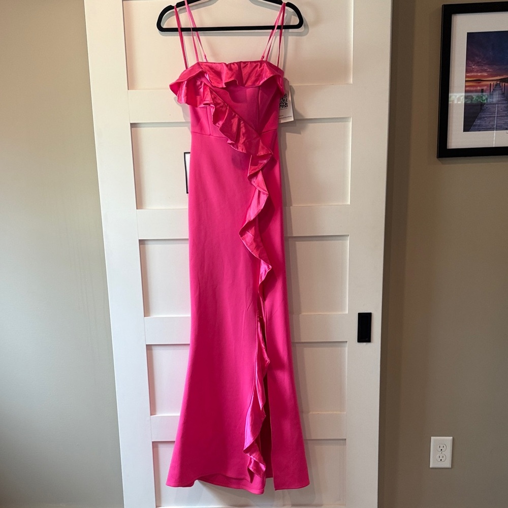 Emerald Sundae Vibrant Pink Dress